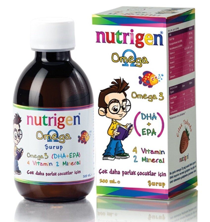 Nutrigen Omega Balık Yağı Şurubu Çilek Aromalı 200ml