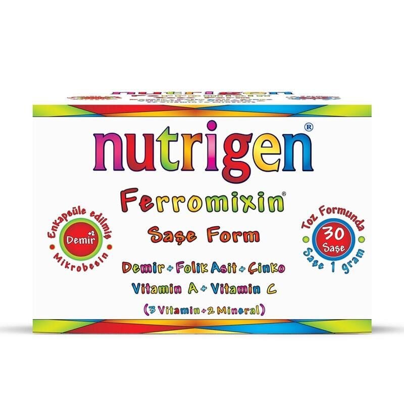 Nutrigen Ferromixin Vitamin ve Mineral Takviyesi 30 Saşe