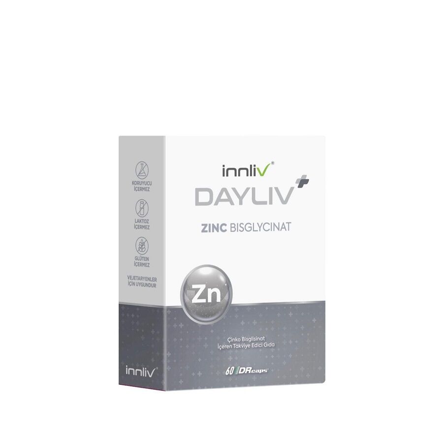 Innliv Dayliv Zinc Bisglycinate 60 Kapsül