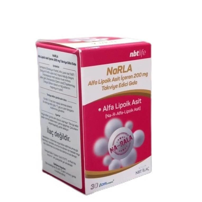 NBT Life Narla Alfa Lipoik Asit 30 Kapsül (Alpha Lipoic Acid)