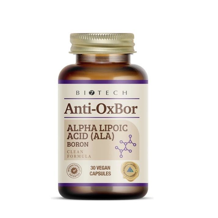 Anti-Oxbor Alfa Lipoik Asit ve Bor 30 Kapsül