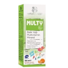 Naturalnest Multy Balık Yağı ve Multivitamin Şurubu 150ml