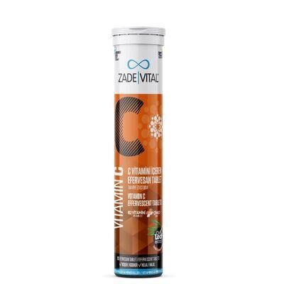 Zade Vital Vitamin C Efervesan Tablet 20 lik