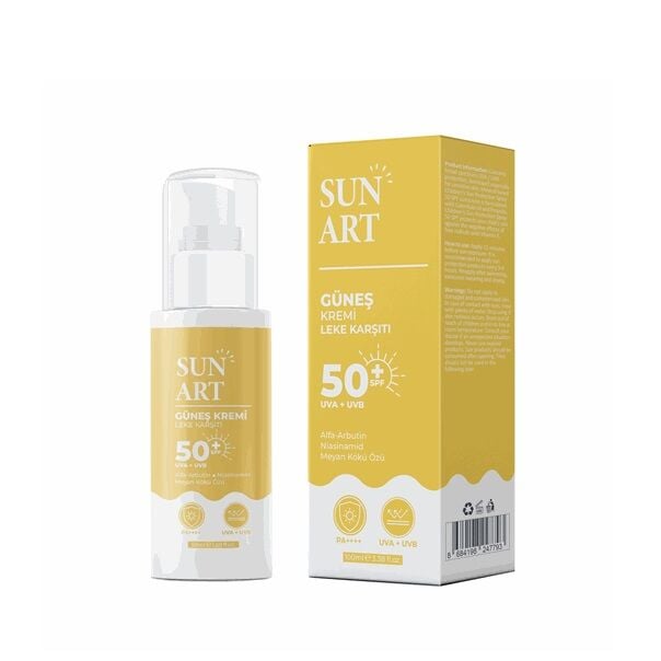 Sunart Güneş Spf50+ Krem Leke Karşıtı 50 ml