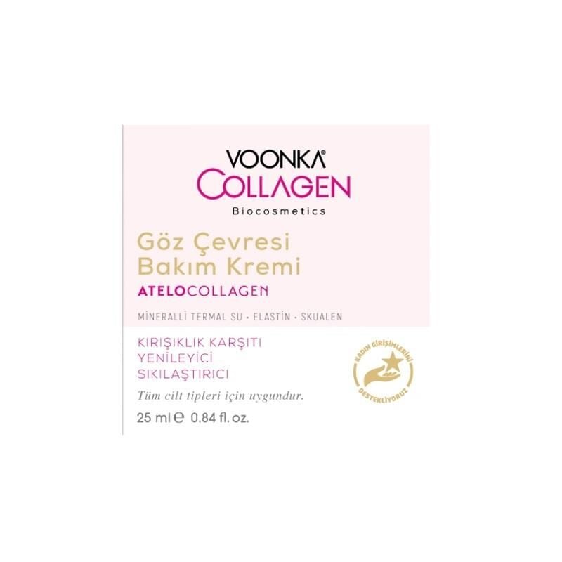 Voonka Collagen Göz Çevresi Bakım Kremi 25ml - Tüm