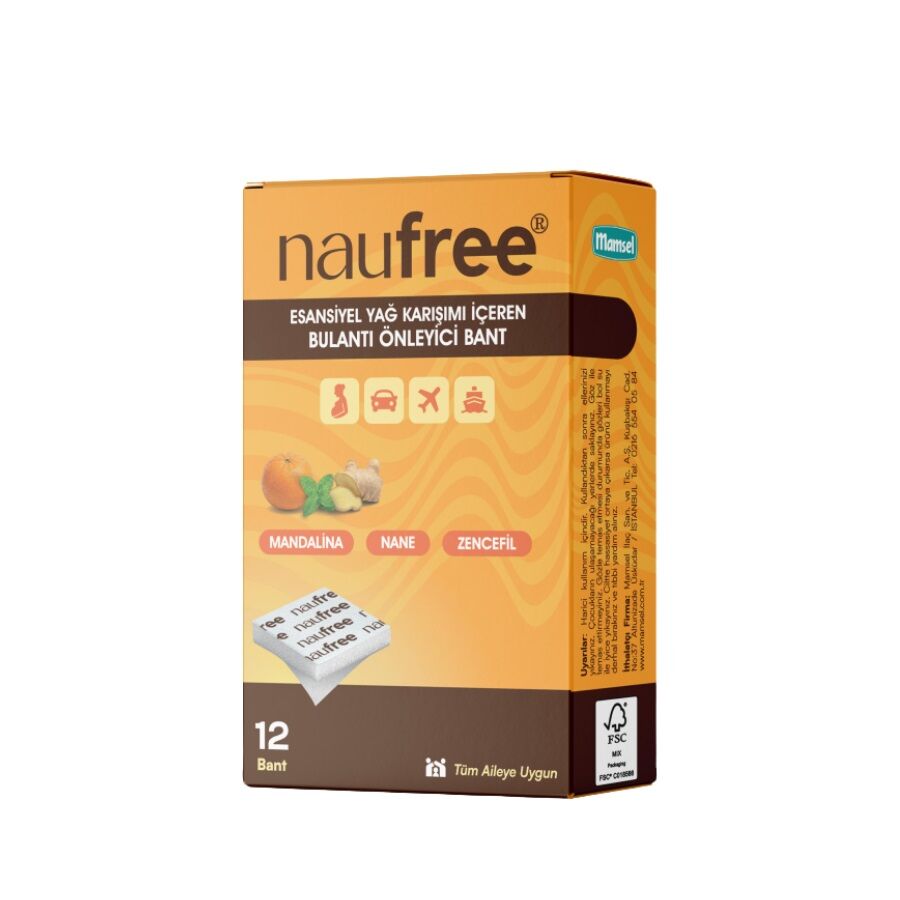 Naufree Bulantı Önleyici Bant 12 li