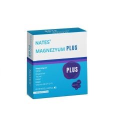 Nates Magnezyum Plus 60 Kapsül