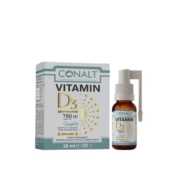 Conalt Vitamin D3 750 IU 200 Puf Sprey 30 ml