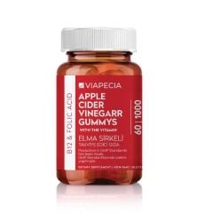 Viapecia Apple Cider Elma Sirkeli 60 Gummies
