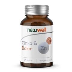 Natuwell Çinko Bakır 30 Kapsül
