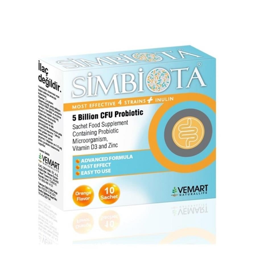 Simbiota 5 Milyar CFU Probiyotik 10 Saşe