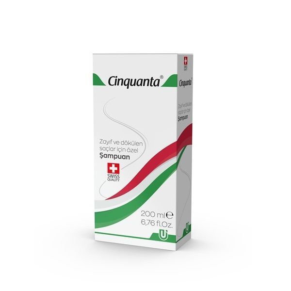 Cinquanta Şampuan Zayıf ve Dökülen Saçlar İçin 200 ML