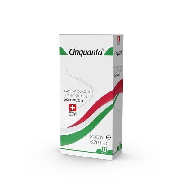 Cinquanta Şampuan Zayıf ve Dökülen Saçlar İçin 200 ML