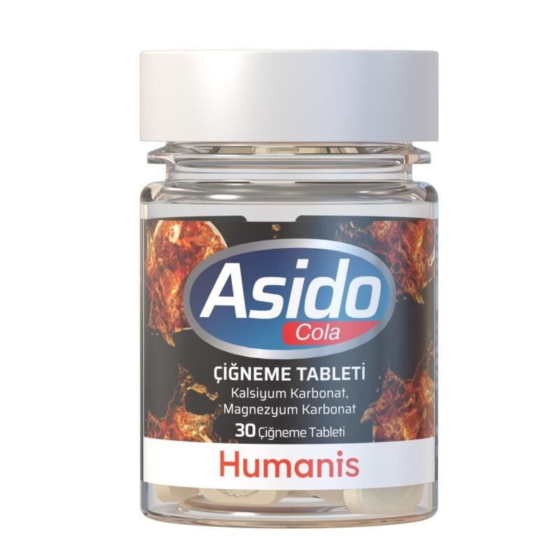 Asido Cola Kalsiyum ve Magnezyum 30 Tablet