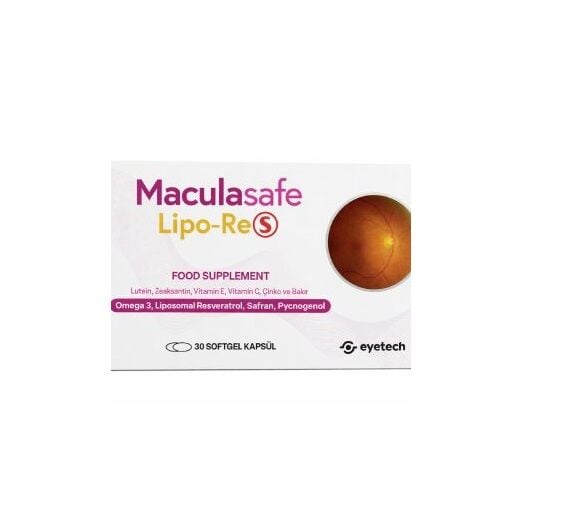 Maculasafe Lipo-RE S Kapsül-30