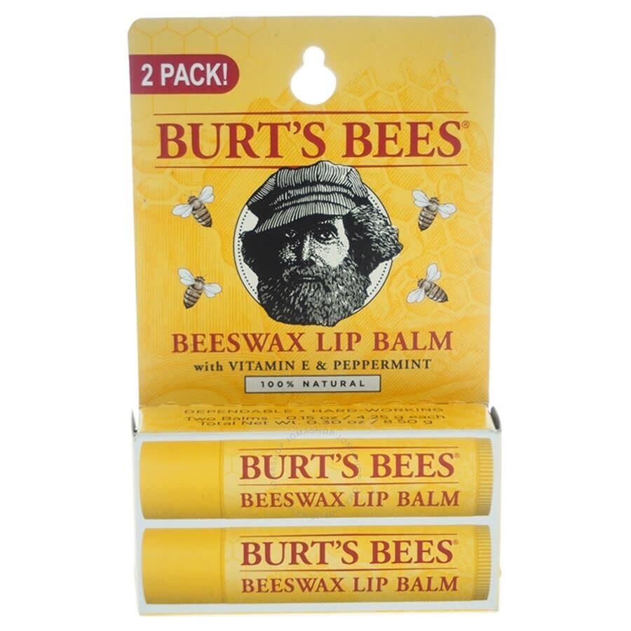 Burts Bees Beeswax Lip Balm 2li