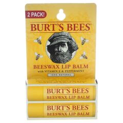 Burts Bees Beeswax Lip Balm 2li