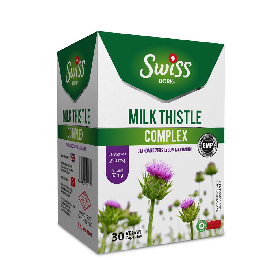 Swiss Bork Milk Thistle Complex 30 Kapsül