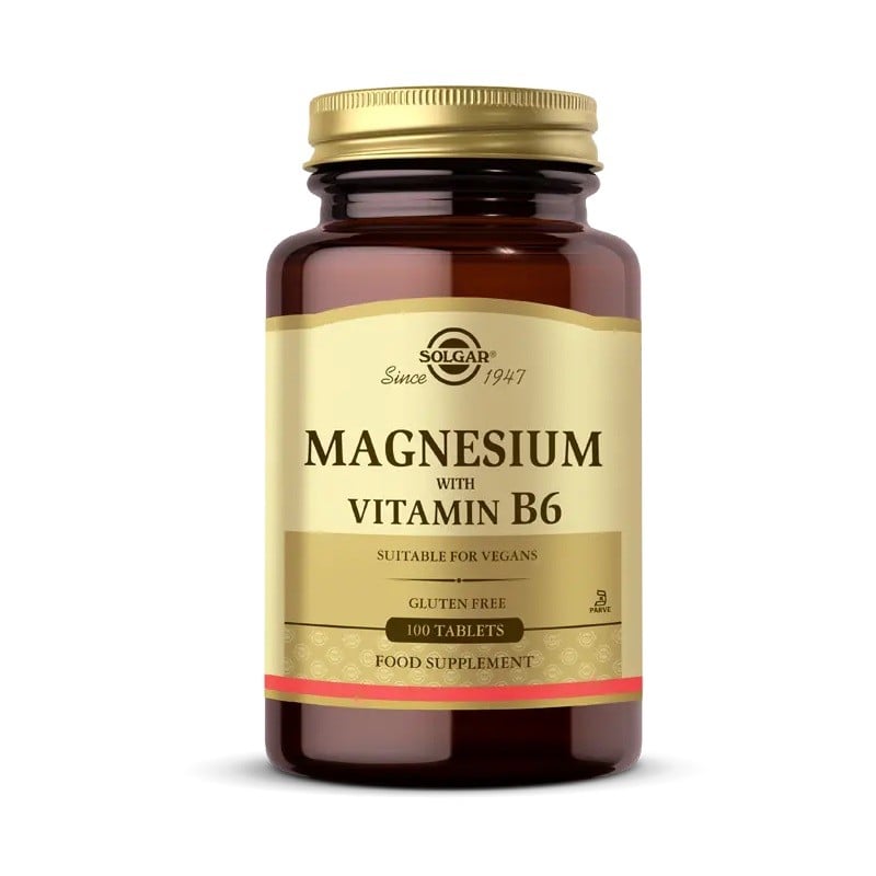 Solgar Magnesium with Vitamin B6 100 Tablet