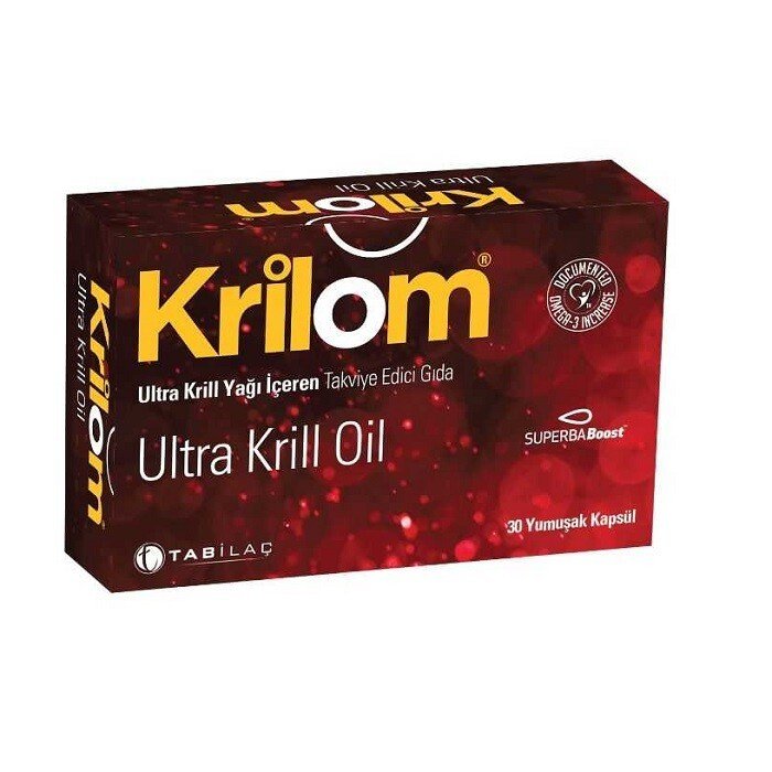 Krilom Ultra Krill Oil 30 Yumuşak Kapsül