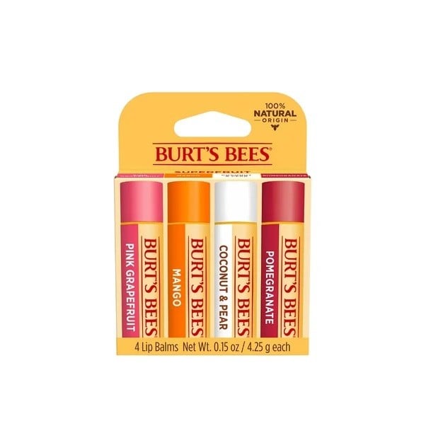 Burt's Bees Lip Balm Superfruit 4'lü Pack 4.25Gr