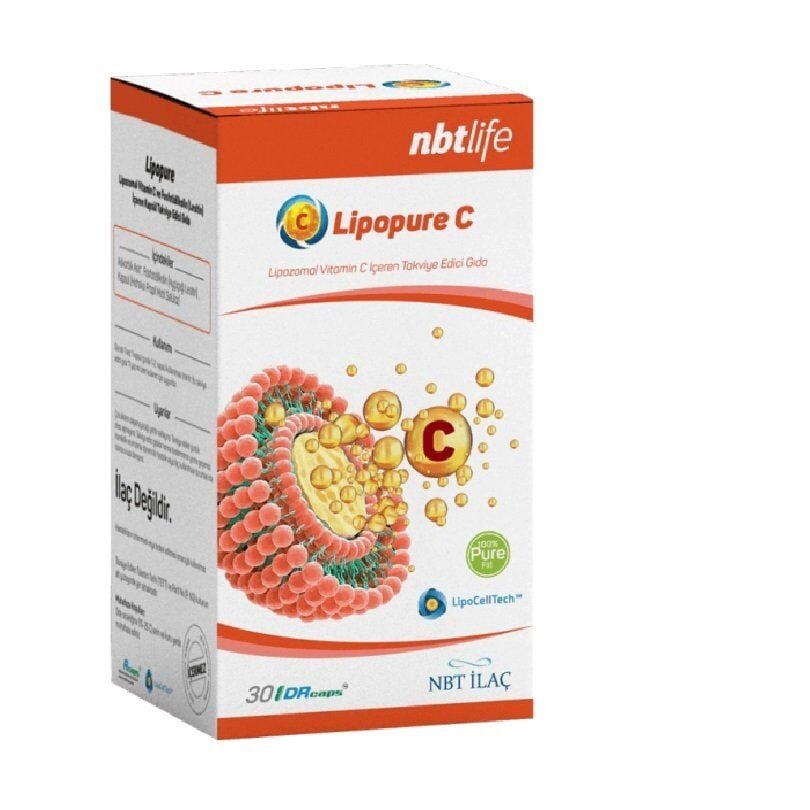 NBTLife Lipopure C Liposomal Vitamin C, Fosfatidilkolin 30 Kapsül
