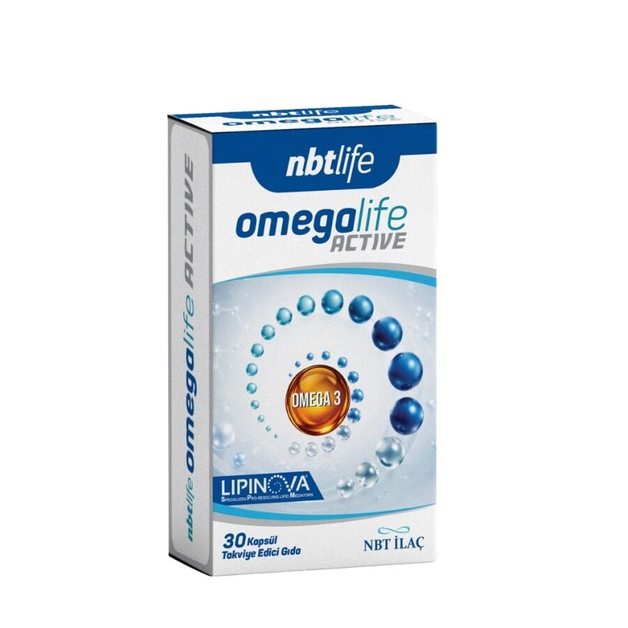 NBTLIFE Omegalife Active 30 Kapsül