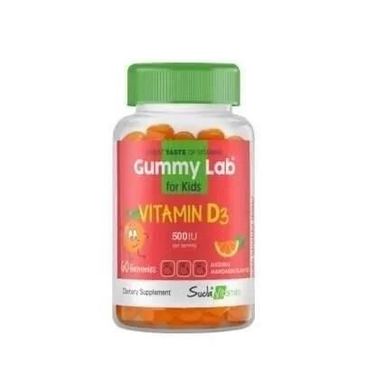 Gummy Lab Vitamin D3 500IU KIDS 60 Gummy
