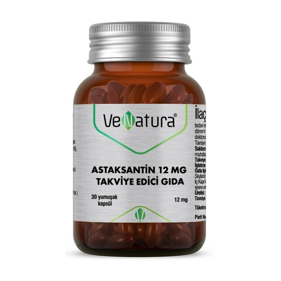 Venatura Astaksantin 12mg 30 Kapsül