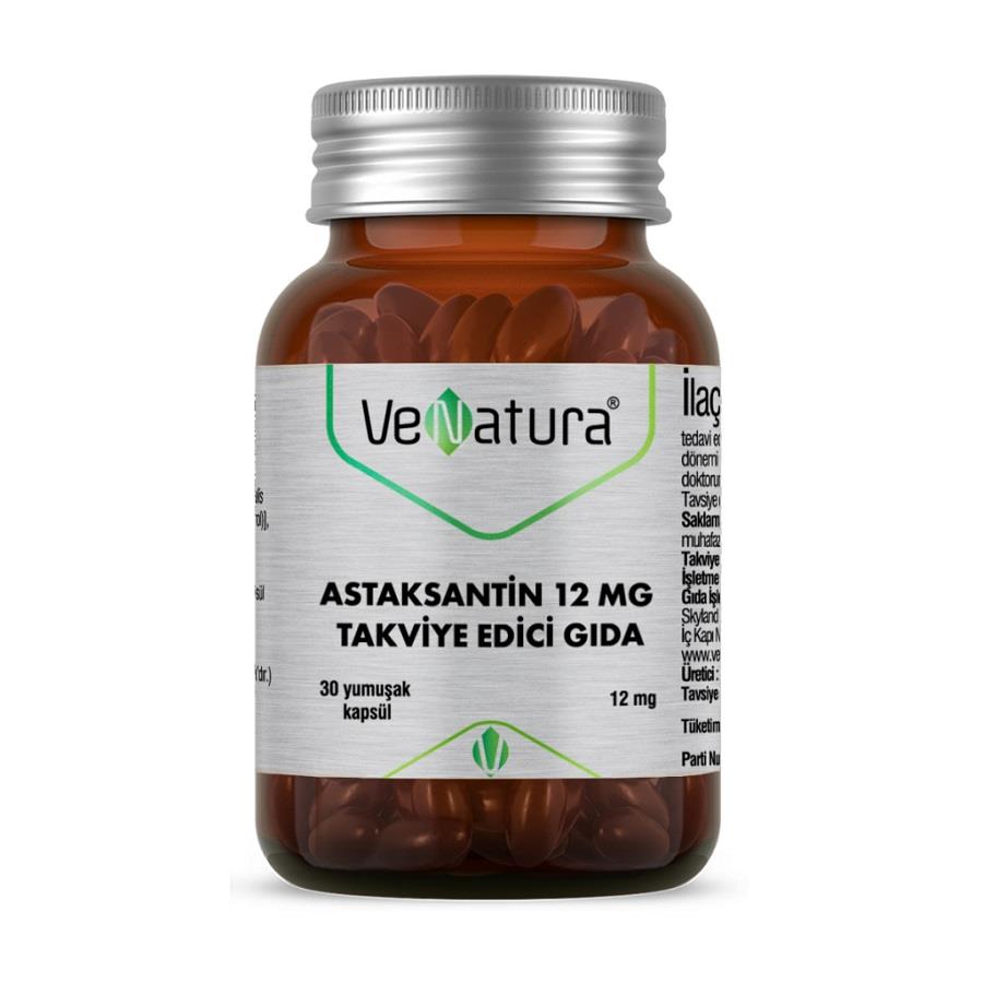 Venatura Astaksantin 12mg 30 Kapsül