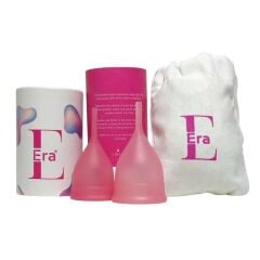 Silicone Era Menstrual Cup ( Adet Kabı ) – S/L İkili Paket ( 2 PCs) EraCup-S/L2