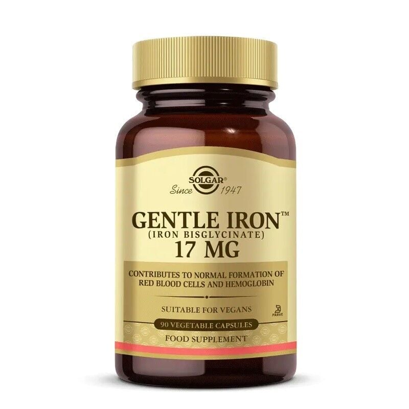 Solgar Gentle Iron 17mg 90 Kapsül