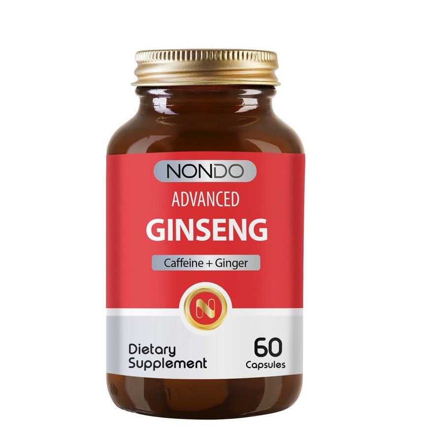 Nondo Advanced Ginseng With Caffeine + Ginger 60 Kapsül