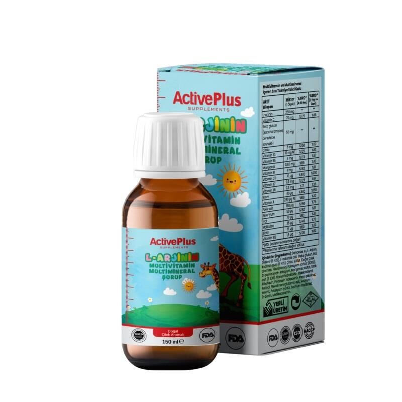 Active Plus L Arjinin Multivitamin Mineral Sıvı 150ml