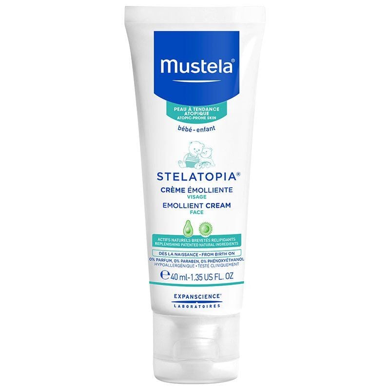 Mustela Stelatopia Emollient Yüz Kremi 40ml - Çok Kuru Ciltler