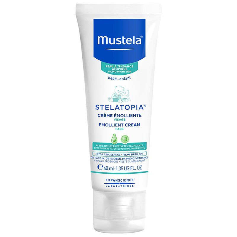 Mustela Stelatopia Emollient Yüz Kremi 40ml - Çok Kuru Ciltler