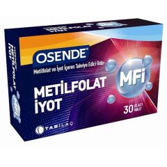 Osende MFİ Metilfolat + İyot içeren 30 Dil Altı Tableti
