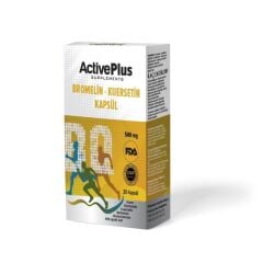 Active Plus Bromelain Kuersetin 30 Kapsül