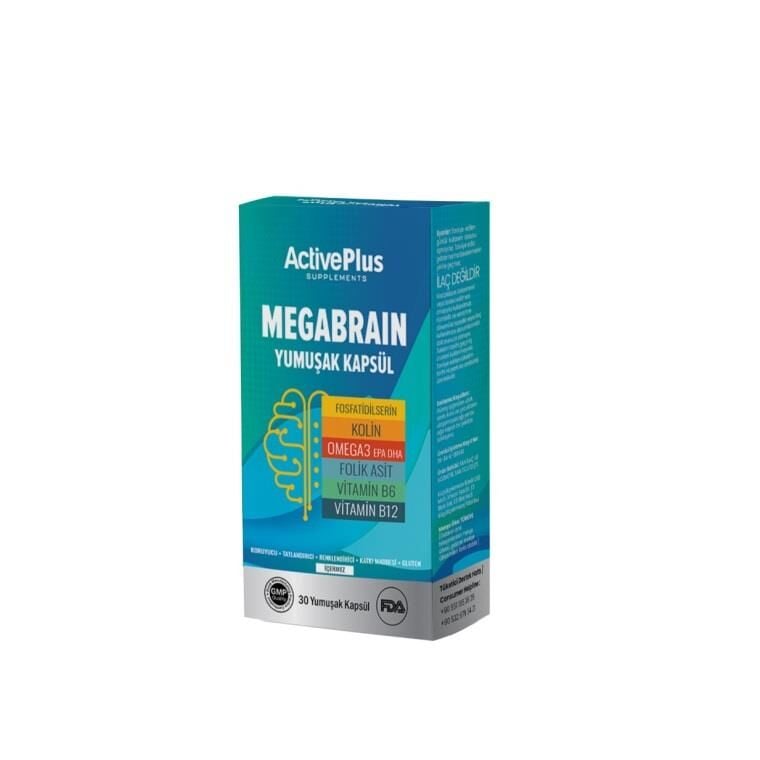 Active Plus MegaBrain Softgel 30 Kapsül