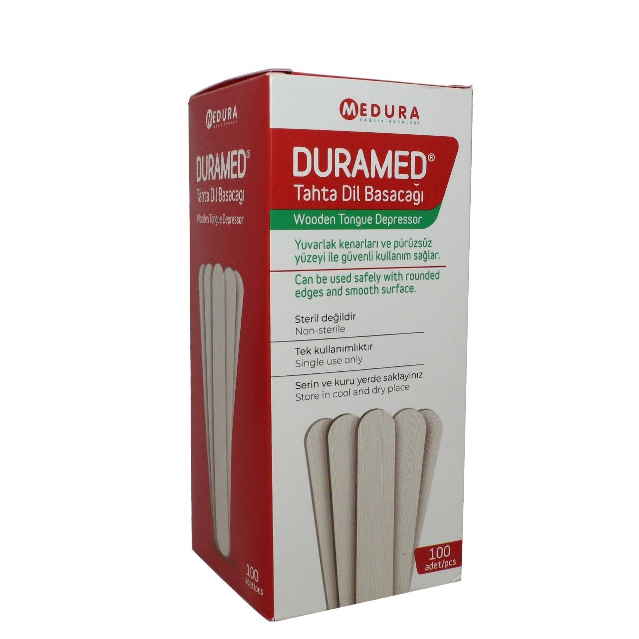 Duramed Tahta Dil Basacağı 100'lü