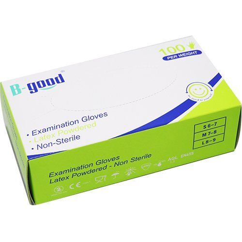 BGood Muayene Eldiveni Pudralı Non-Steril 100 Adet SMALL