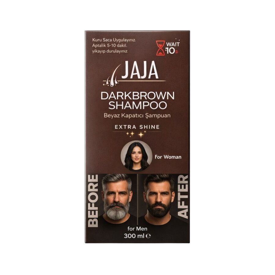 Jaja Vitamin İçerikli Pigment Şampuanı Koyu Kahve 300 ml