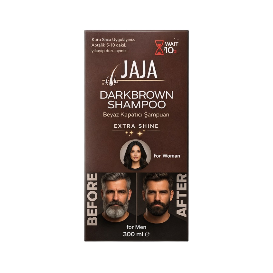 Jaja Vitamin İçerikli Pigment Şampuanı Koyu Kahve 300 ml