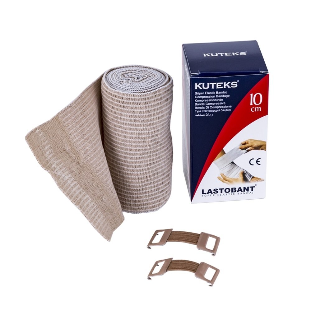 Kuteks Lastobant Elastik Bandaj TEN Rengi 10cm x 1.5 Metre