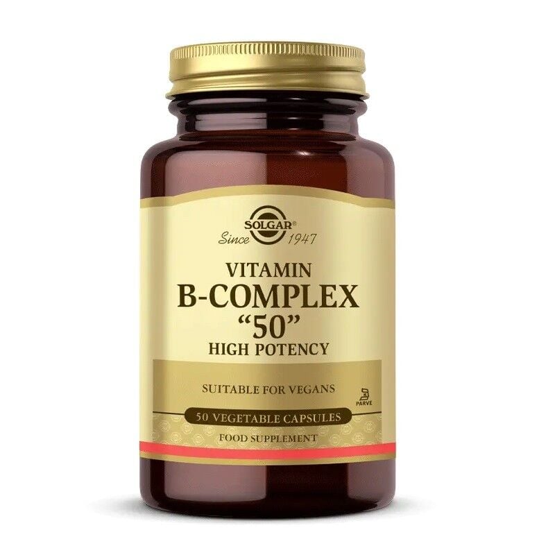Solgar Vitamin B Complex 50mg 50 Kapsül