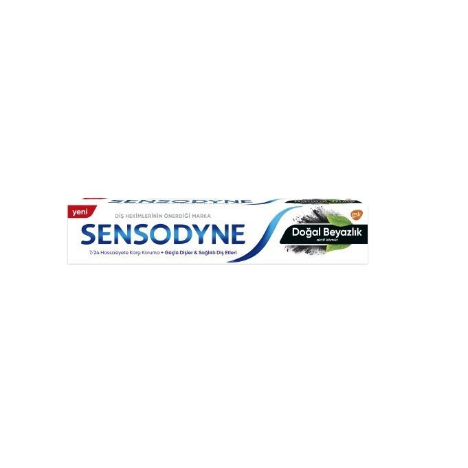 Sensodyne Aktif Kömürlü Doğal Beyazlatıcı Diş Macunu