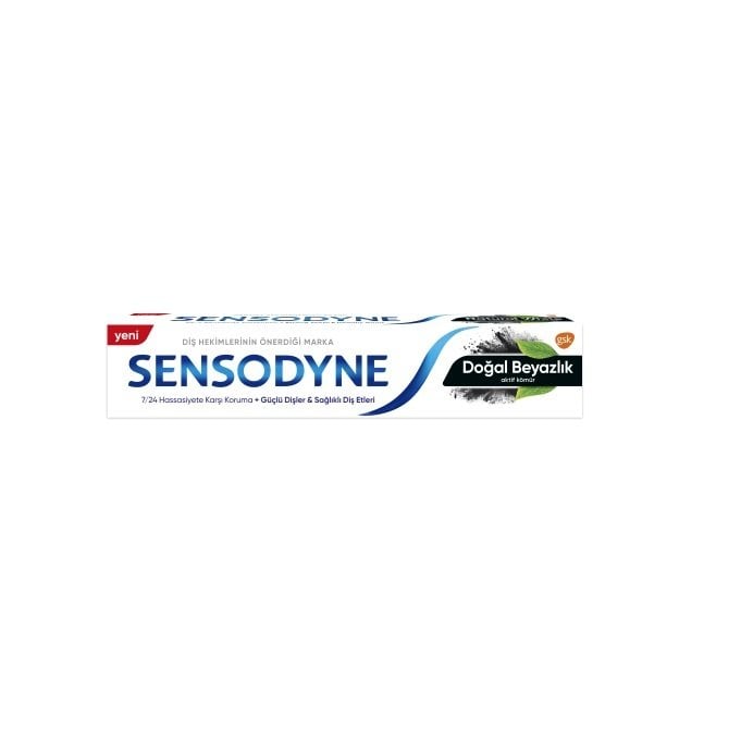 Sensodyne Aktif Kömürlü Doğal Beyazlatıcı Diş Macunu