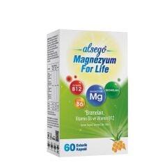 Alsego Magnezyum For Life 60 Kapsül