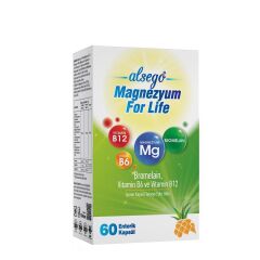 Alsego Magnezyum For Life 60 Kapsül