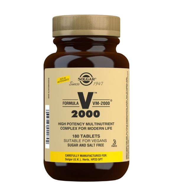 Solgar VM 2000 Multi Vitamin 180 Tablet